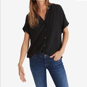 Madewell | Central Drapery Shirt | size XXS